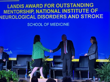 Dr. Corina Bondi Honored at Pitt Faculty Honors Convocation